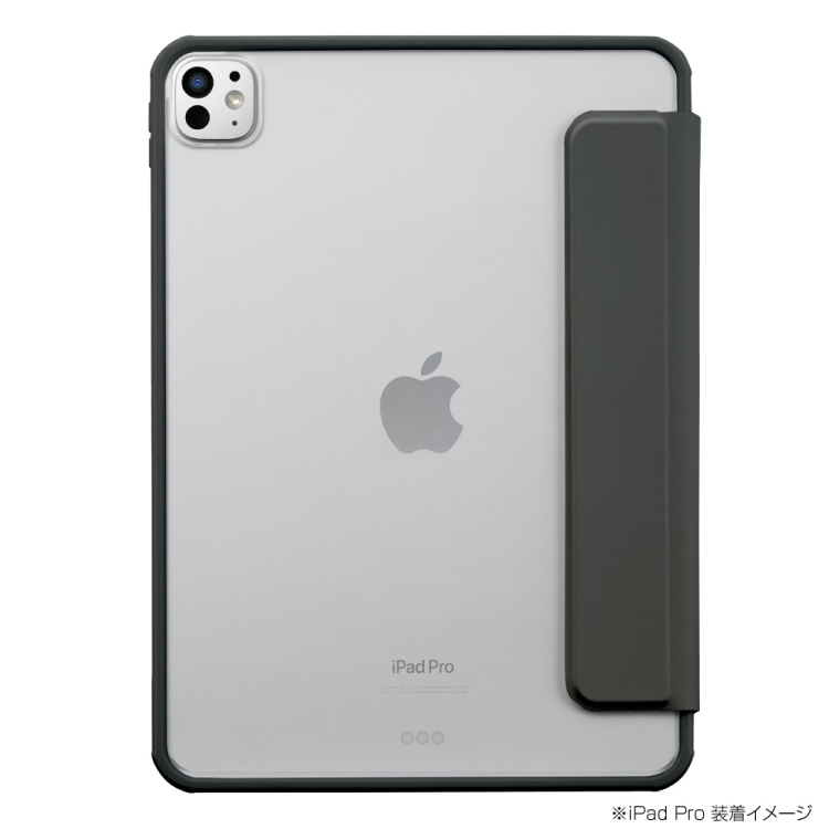 ナカバヤシ iPadPro11用マグネット分離式衝撃吸収ケース/ブラック TBC-IPP24101BK (tm)