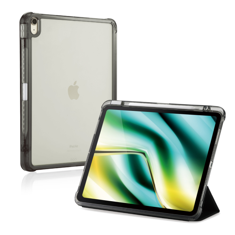ナカバヤシ iPadAir13用衝撃吸収ケース/ブラック TBC-IPA24302BK (tm)