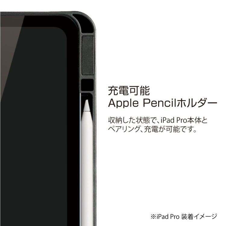 ナカバヤシ iPadPro13用ソフトハニカムケース/ブラック TBC-IPP24305BK (tm)