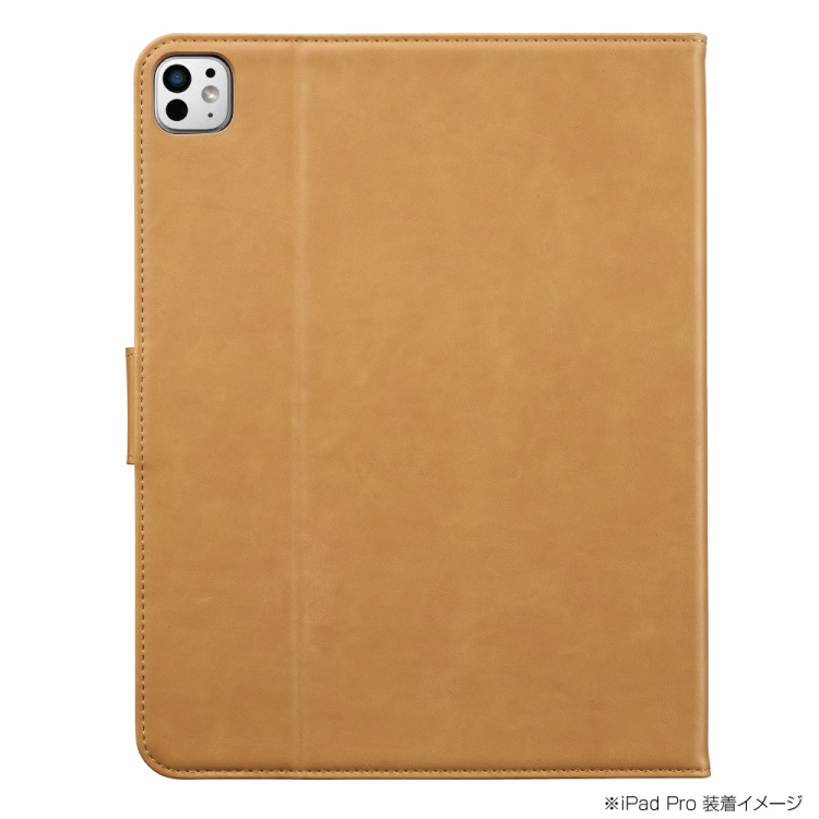 ナカバヤシ iPadPro13用PUレザージャケット/キャメル TBC-IPP24308CA (tm)