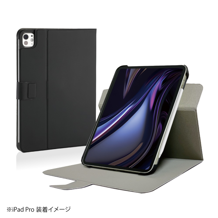 ナカバヤシ iPadPro11用回転式ハードケースカバー/ブラック TBC-IPP24109BK (tm)