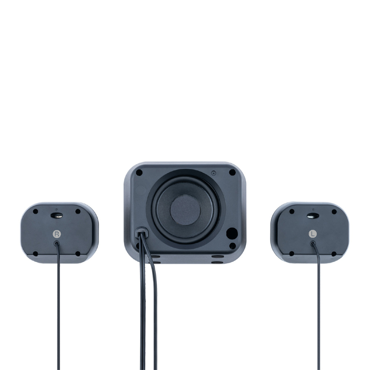 ナカバヤシ コンパクトUSBスピーカー 2.1ch/黒 USP-04BK (tm)