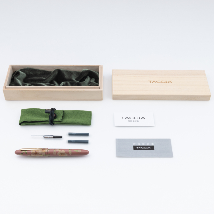 ナカバヤシ TACCIA 瑞季 蒔絵漆万年筆 桜-MF TMK-18F-SA-MF