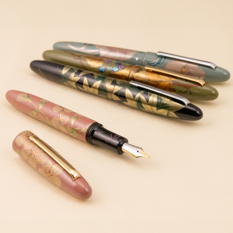 ナカバヤシ TACCIA 瑞季 蒔絵漆万年筆 桜-MS TMK-18F-SA-MS