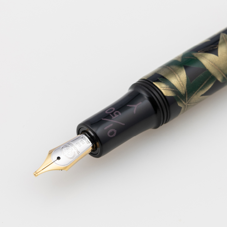 ナカバヤシ TACCIA 瑞季 蒔絵漆万年筆 夏紅葉-M TMK-18F-NM-M