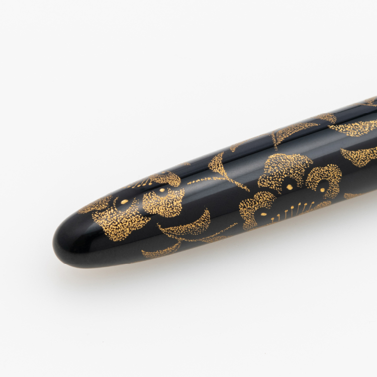ナカバヤシ TACCIA 宝相華 沈金漆万年筆 影艶-MF THO-18F-KT-MF