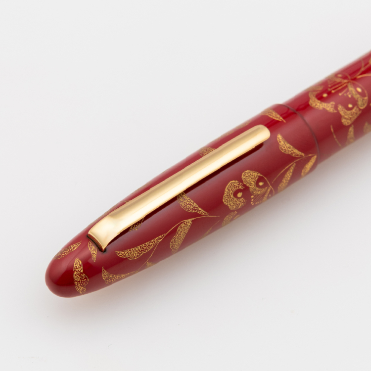 ナカバヤシ TACCIA 宝相華 沈金漆万年筆 丹麗-F THO-18F-TR-F