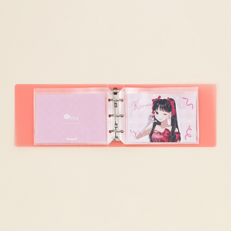 ナカバヤシ my Pick/フォトバインダー/L判/レッド MP-PLY-200-R