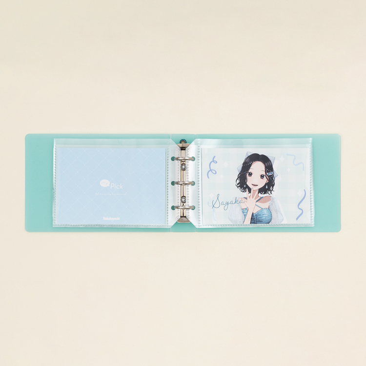 ナカバヤシ my Pick/フォトバインダー/L判/ブルー MP-PLY-200-B