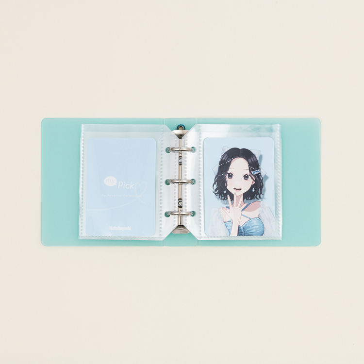 ナカバヤシ my Pick/トレカバインダー/mini/ブルー MP-CBM7070B