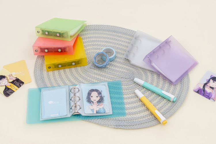 ナカバヤシ my Pick/トレカバインダー/mini/ブルー MP-CBM7070B