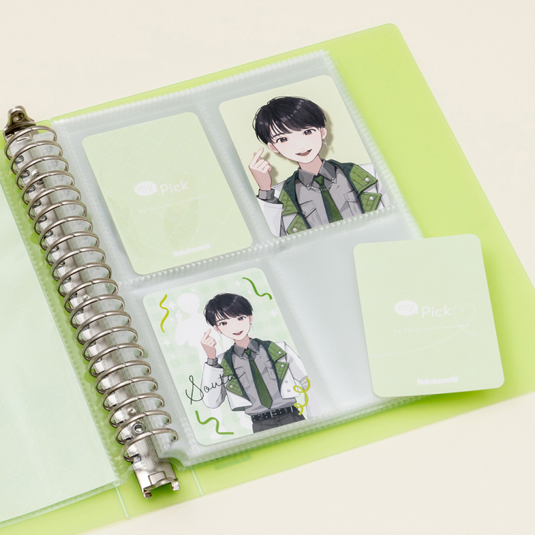 ナカバヤシ my Pick/トレカバインダー/A5/グリーン MP-CBM7050G