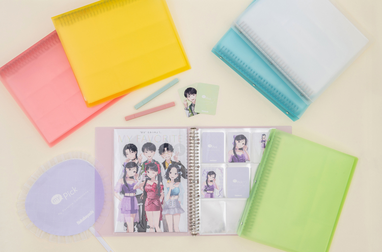 ナカバヤシ my Pick/トレカバインダー/A4/ブルー MP-CBM7030B