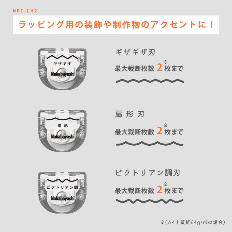 ナカバヤシ ロータリーカッターコンパクト替え刃2 NRC-CH2