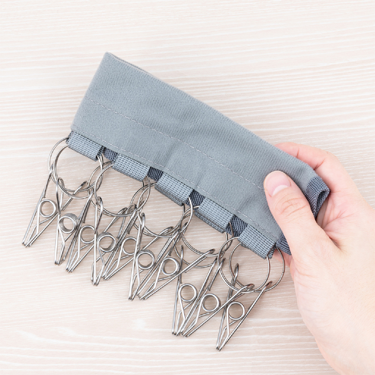 ナカバヤシ トラベル収納ピンチ／グレー MBZ-HG09GY　(tm)