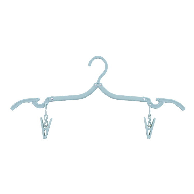 ナカバヤシ ピンチ付き 折りたたみハンガー 4本セット MBZ-HG08 (tm)
