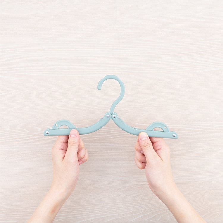 ナカバヤシ ピンチ付き 折りたたみハンガー 4本セット MBZ-HG08 (tm)