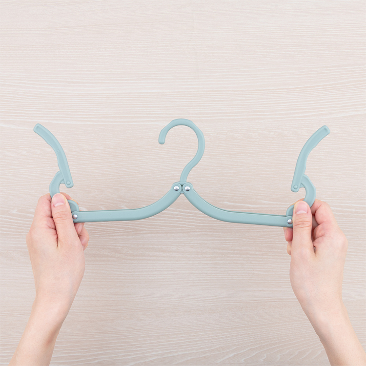 ナカバヤシ ピンチ付き 折りたたみハンガー 4本セット MBZ-HG08 (tm)