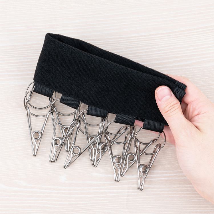 ナカバヤシ トラベル収納ピンチ／ブラック MBZ-HG09BK　(tm)