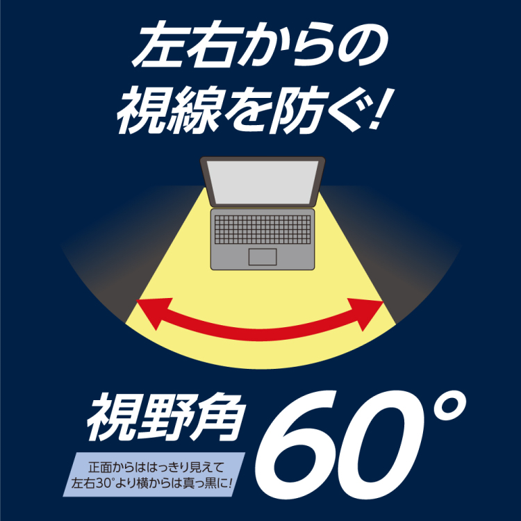 ナカバヤシ PC用のぞき見防止フィルタ16W(16:10) SF-NFLGPV160W2 (tm)