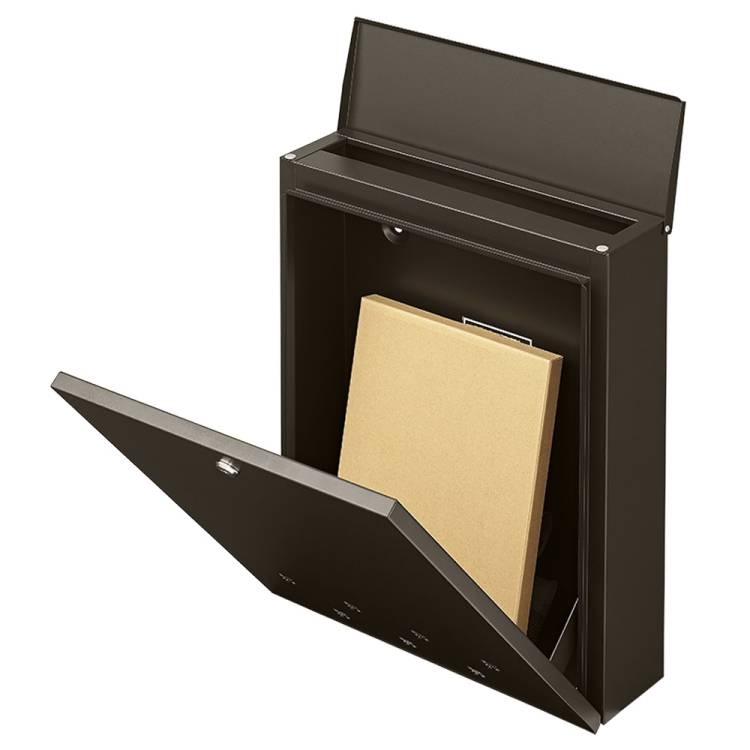 ナカバヤシ 宅配ボックス ポストタイプ STB-001-S ブラウン