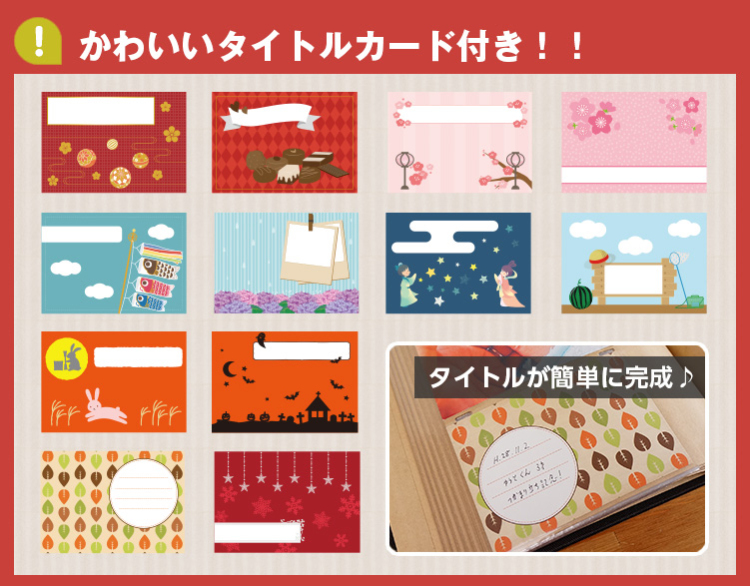 【WEB限定品】ナカバヤシ マンスリー デザインポケットカード IT-DPCM-L【ポスト投函1】