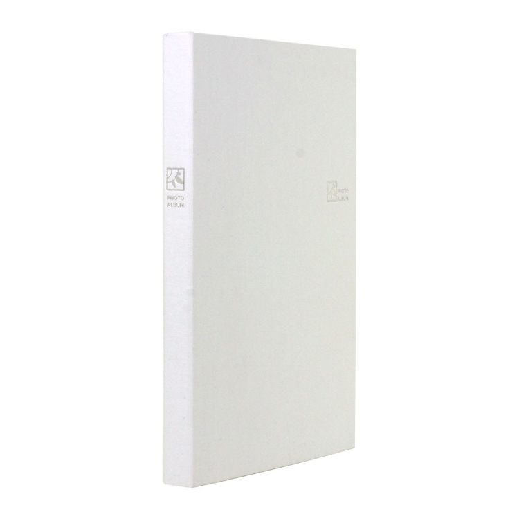 【WEB限定品】ナカバヤシ セラピーカラー チェキサイズ 252枚収納 布表紙 3列×3段タイプ9面ポケット TCPK-INS-252-PW ホワイト