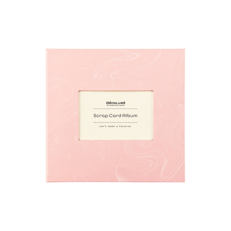 ナカバヤシ デコルーレ/スクラップカードアルバム/フローラルピンク A-SCY-120-P