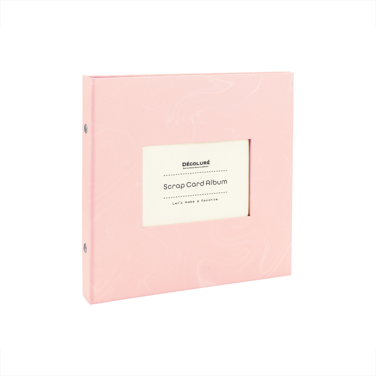 ナカバヤシ デコルーレ/スクラップカードアルバム/フローラルピンク A-SCY-120-P