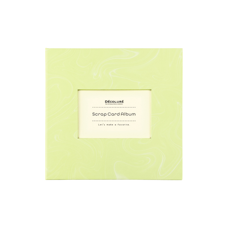ナカバヤシ デコルーレ/スクラップカードアルバム/アップルグリーン A-SCY-120-G