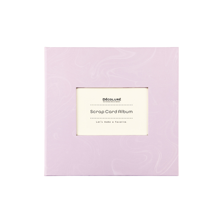 ナカバヤシ デコルーレ/スクラップカードアルバム/ラベンダーバイオレット A-SCY-120-V