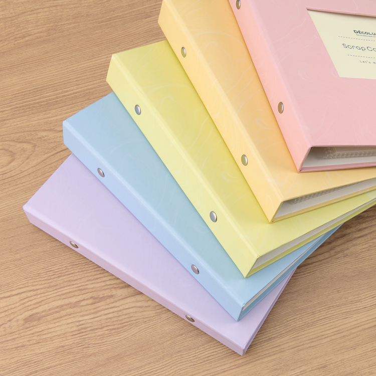 ナカバヤシ デコルーレ/スクラップカードアルバム/ラベンダーバイオレット A-SCY-120-V