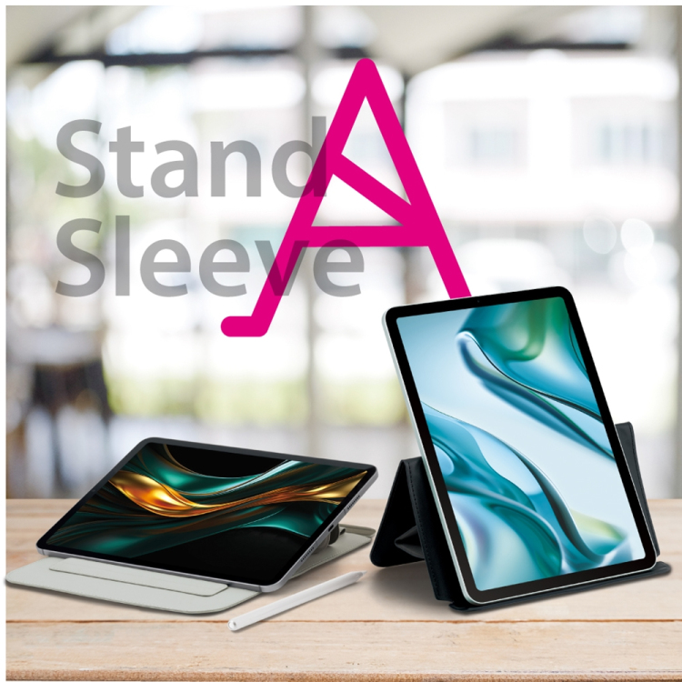 ナカバヤシ iPad11インチ用スタンドスリーブ/グレー TBC-IP24103GY (tm)