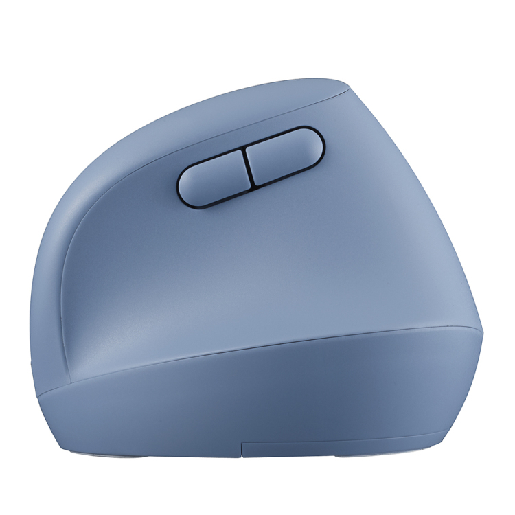 ナカバヤシ 無線ミニエルゴ静音5ボタンBlueLEDマウス/ブルー MUS-RKF222BL (tm)