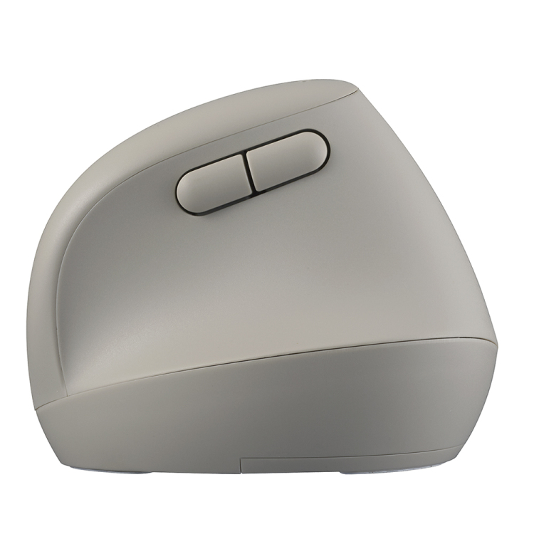 ナカバヤシ 無線ミニエルゴ静音5ボタンBlueLEDマウス/グレージュ MUS-RKF222GY (tm)