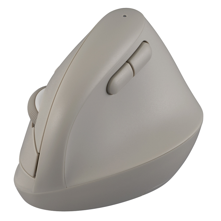 ナカバヤシ BTミニエルゴ静音5ボタンBlueLEDマウス/グレージュ MUS-BKF223GY (tm)