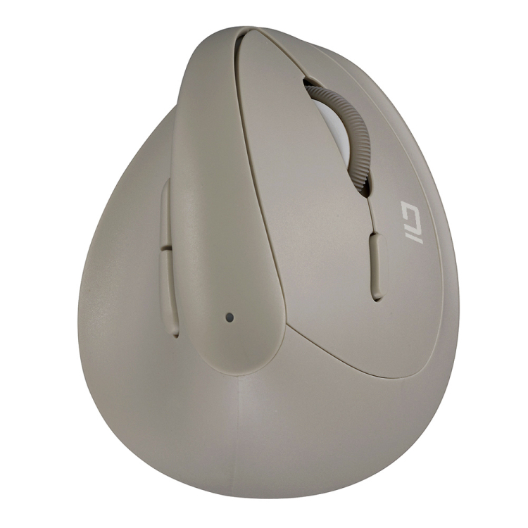 ナカバヤシ BTミニエルゴ静音5ボタンBlueLEDマウス/グレージュ MUS-BKF223GY (tm)