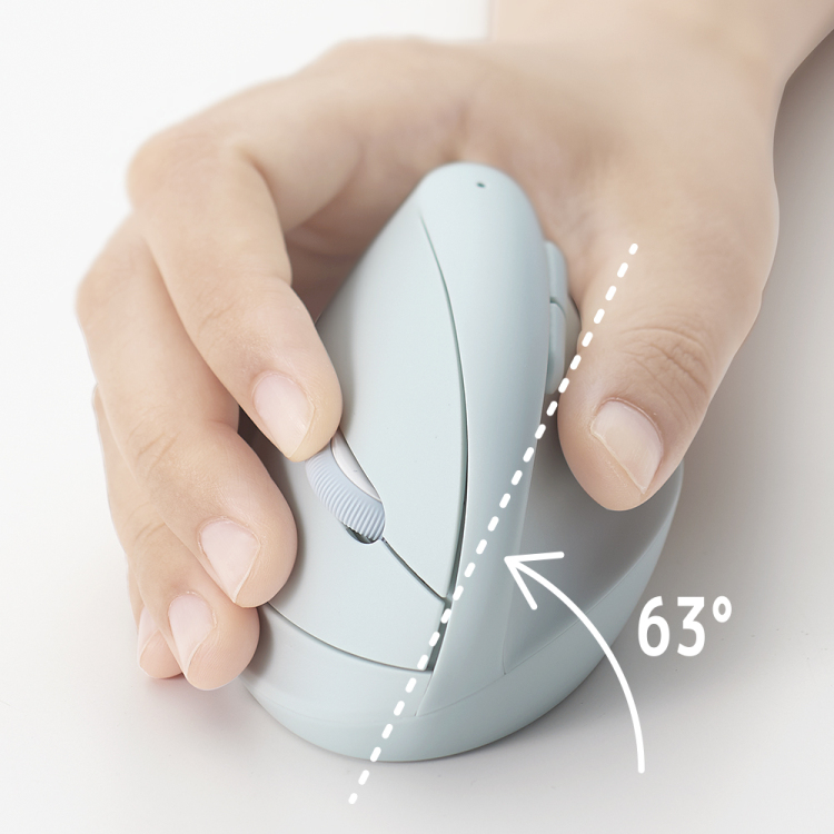 ナカバヤシ BTミニエルゴ静音5ボタンBlueLEDマウス/ミント MUS-BKF223MT (tm)