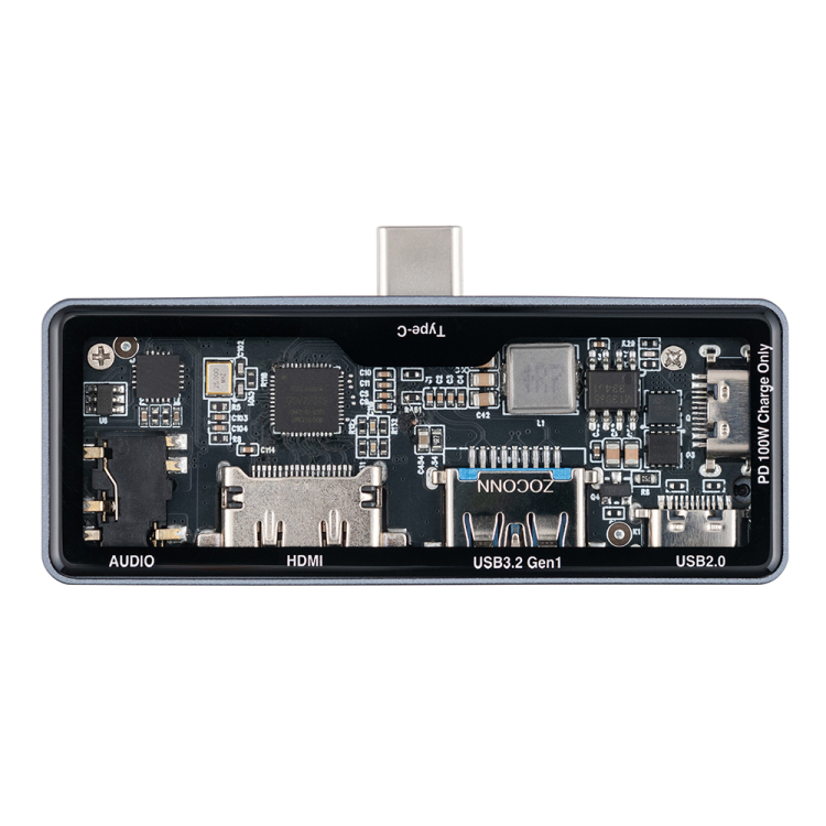 ナカバヤシ PD対応Type-Cスケルトンドッキングステーション/グレー UD-C11GY (tm)