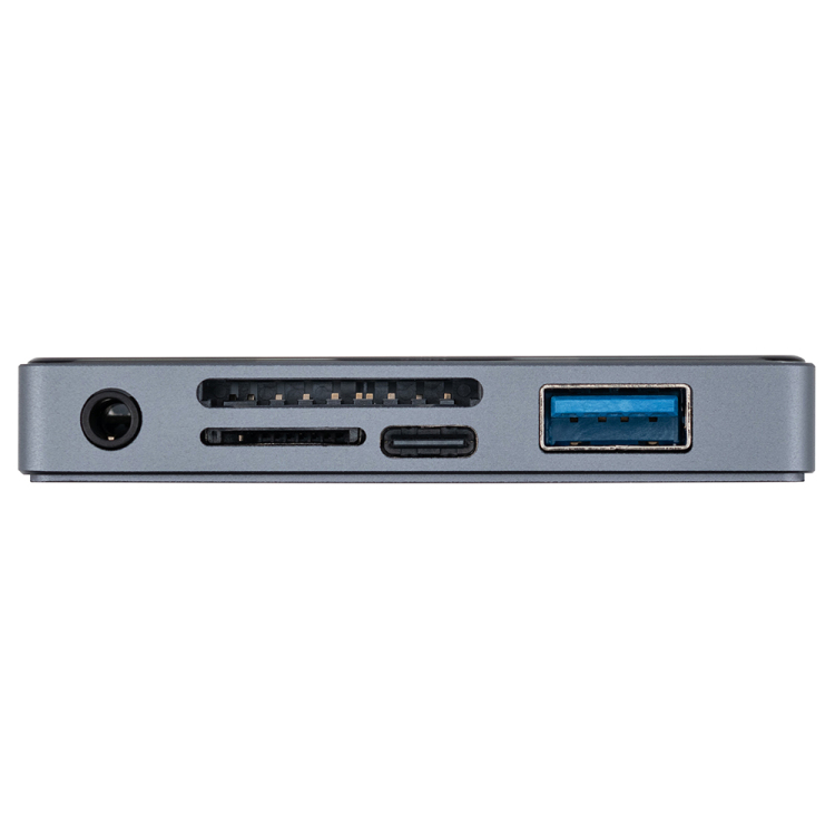 ナカバヤシ PD対応Type-Cスケルトンコンボハブ/グレー COM-C3SD163GY (tm)