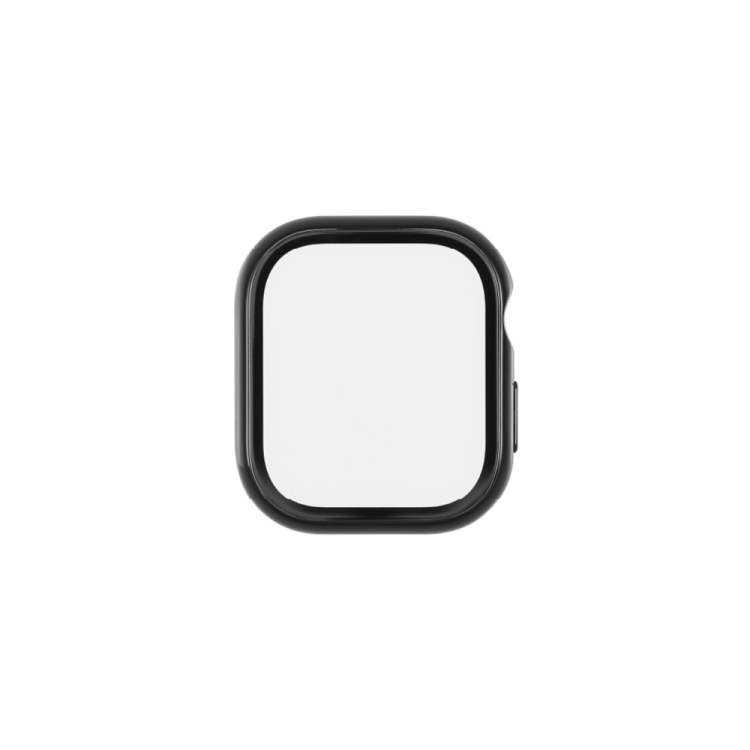 ナカバヤシ AppleWatch 46mm ガラス+ケース/ジェットブラック SMWC-AW461BK　(tm)