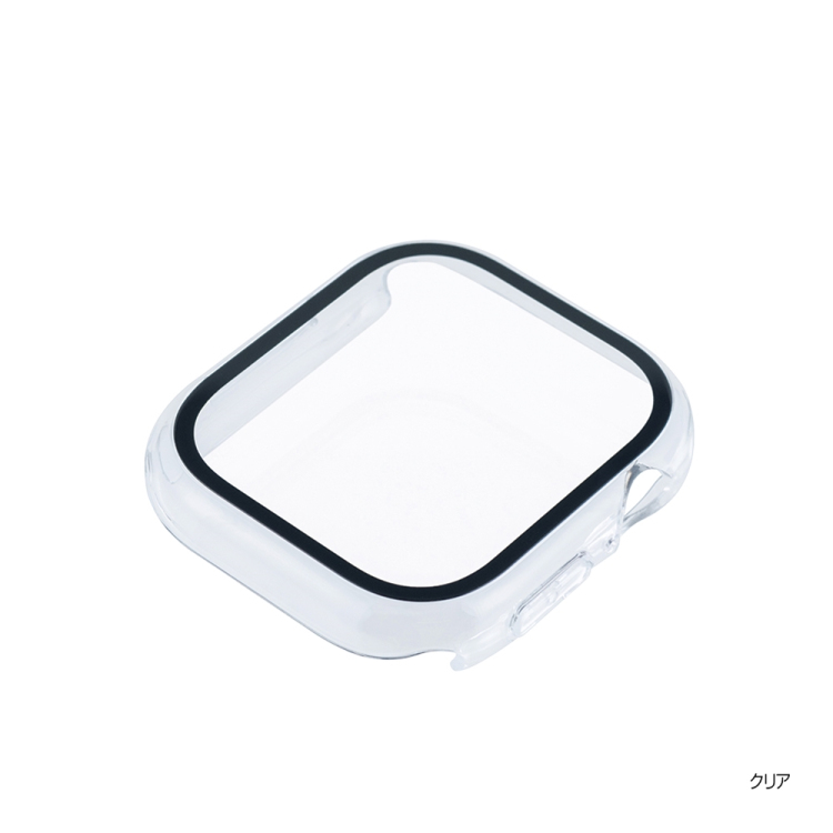 ナカバヤシ AppleWatch 46mm ガラス+ケース/クリア SMWC-AW461CL　(tm)