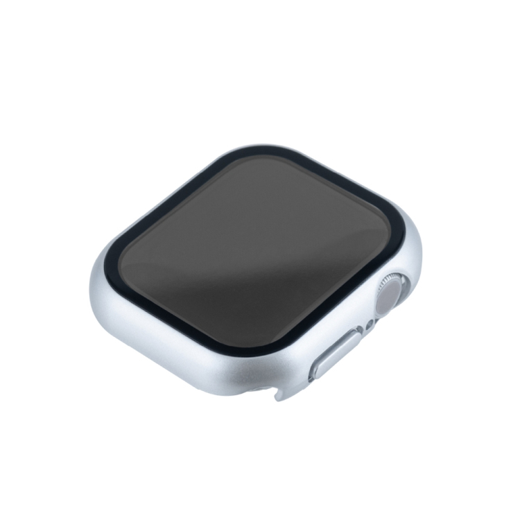 ナカバヤシ AppleWatch 46mm ガラス+ケース/シルバー SMWC-AW461SL　(tm)