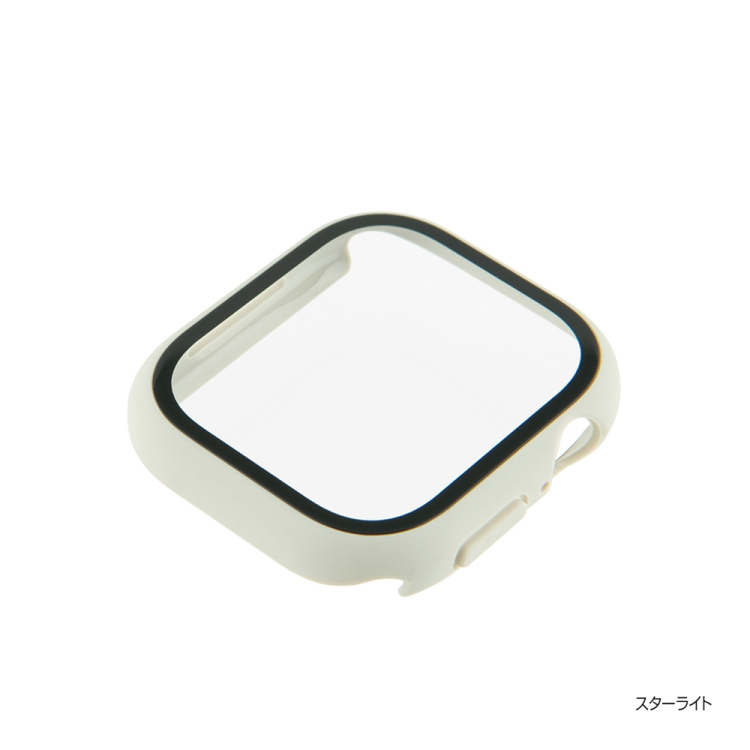ナカバヤシ AppleWatch 46mm ガラス+ケース/スターライト SMWC-AW461ST　(tm)