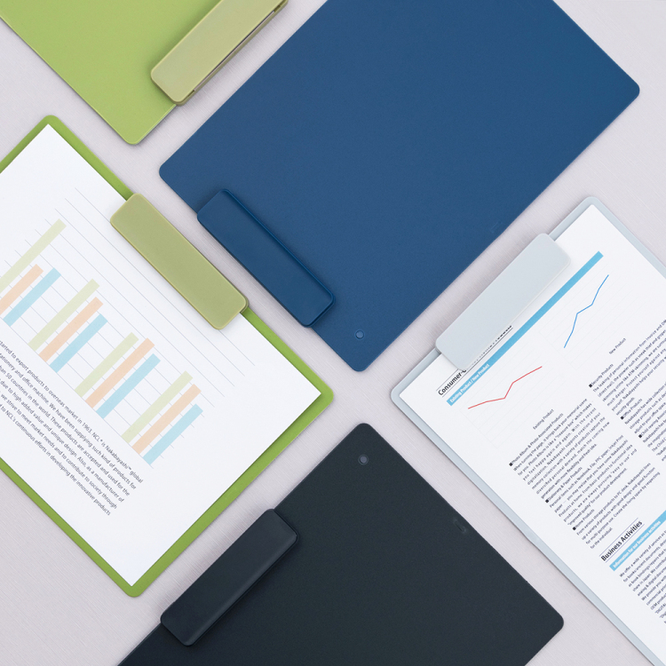 ナカバヤシ タテヨコ兼用クリップボード/シフテ/A4/リーフグリーン QB-SFTA4-G