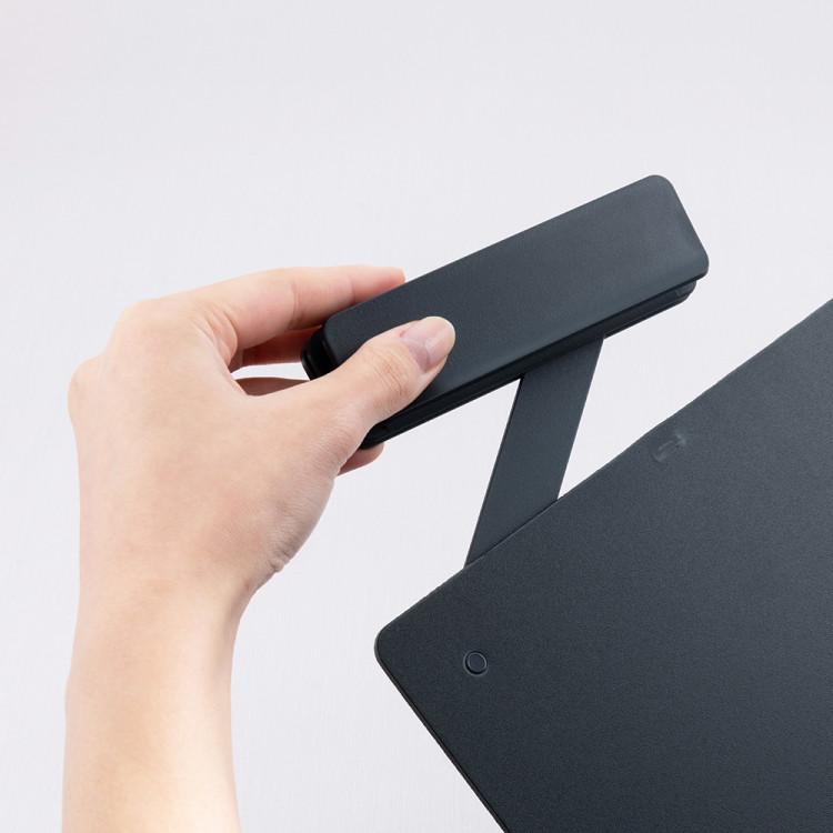 ナカバヤシ タテヨコ兼用クリップボード/シフテ/A4/フルブラック QB-SFTA4-D