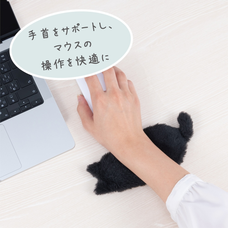 ナカバヤシ ねこのせ リストレスト ミニ/茶トラ NNS-WR01BR (tm)