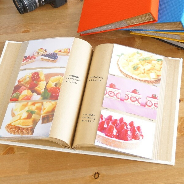 布クロスアルバム Terracotta【テラコッタ】 ナカバヤシ/1PLポケットアルバム/L判3段/ホワイト TER-L3P-140-W