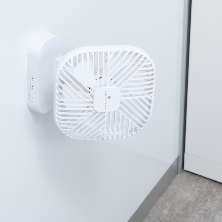 ナカバヤシ マグネットUSB FAN / ホワイト USF-22W (tm)
