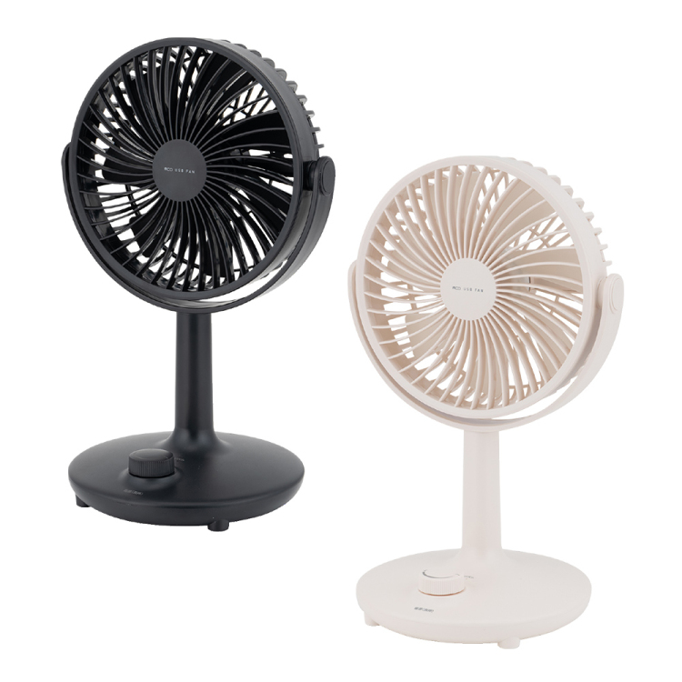 ナカバヤシ 卓上用USB扇風機 / ブラック USF-21BK (tm)